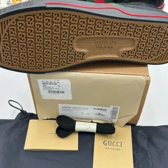 Men's Gucci off the grid sneakers .Size 12 .